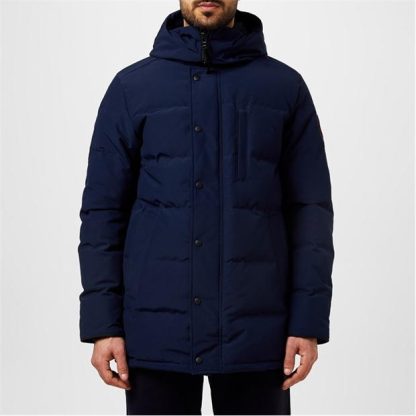 CANADA GOOSE Carson Parka Jacket Men Parka Jackets At Navy 63 for sale