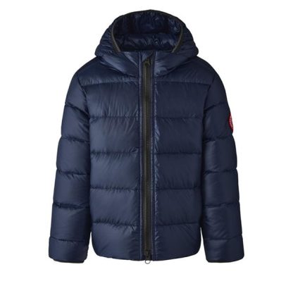 CANADA GOOSE Children'S Crofton Jacket Kids Puffer Jackets - Heavyweight At Navy 63 for sale