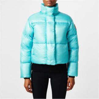 CANADA GOOSE Cypress Cropped Puffer Jacket Women Puffer Jackets - Heavyweight Boule Blue 1482 for sale