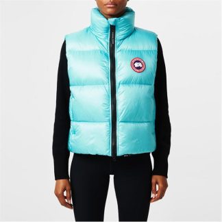 CANADA GOOSE Cypress Puffer Down Gilet Women Gilets - Heavyweight Boule Blue 1482 for sale