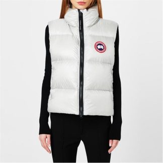 CANADA GOOSE Cypress Puffer Down Gilet Women Gilets - Heavyweight Silverbirch for sale