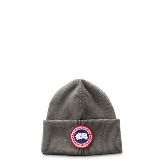 CANADA GOOSE Disc Toque Beanie Unisex Beanies Grey 115 for sale