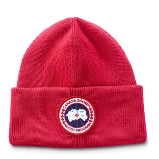 CANADA GOOSE Disc Toque Beanie Unisex Beanies Red 11 for sale