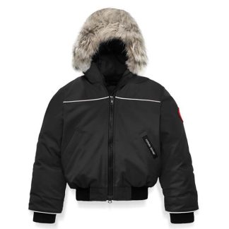 CANADA GOOSE Grizzly Bomber Jacket Kids Black 61  for sale