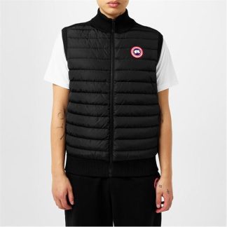 CANADA GOOSE Hybridge Knitted Vest Men Gilets - Lightweight Black 61 for sale