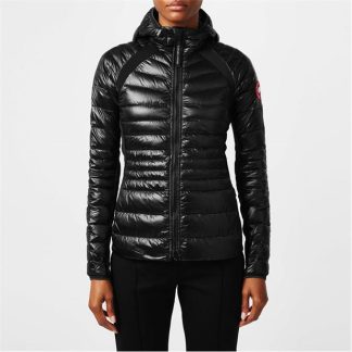 CANADA GOOSE Hybridge Lite Hoody Women Down Jackets Black 61 for sale