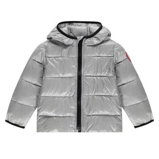 CANADA GOOSE Infant'S Crofton Jacket Kids Puffer Jackets - Lightweight Silverbirch 200 for sale