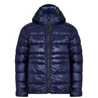 CANADA GOOSE Junior Cypress Down Jacket Kids Overcoats At Navy 63 for sale