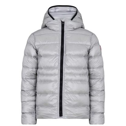 CANADA GOOSE Junior Cypress Down Jacket Kids Overcoats Silverbirch 200 for sale