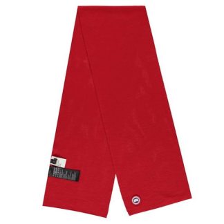 CANADA GOOSE Junior Unisex Merino Scarf Unisex Scarves Red 11 for sale