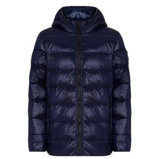 CANADA GOOSE Juniors Crofton Puffer Jacket Kids Puffer Jackets - Lightweight At Navy 63 for sale