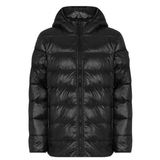 CANADA GOOSE Juniors Crofton Puffer Jacket Kids Puffer Jackets - Lightweight Black 61 for sale