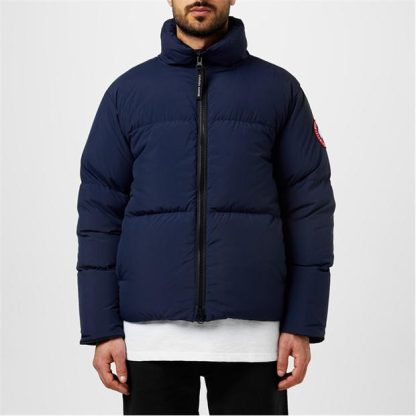 CANADA GOOSE Lawrence Puffer Jacket Men Puffer Jackets - Heavyweight At Navy 63 for sale