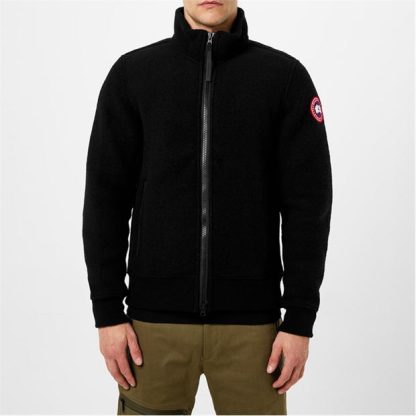 CANADA GOOSE Lawson Fleece Men Full Zip Fleece Tops Black 61 for sale