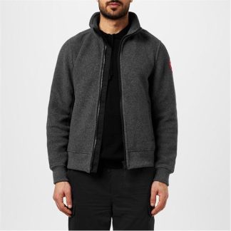 CANADA GOOSE Lawson Fleece Men Full Zip Fleece Tops Quarry Grey for sale