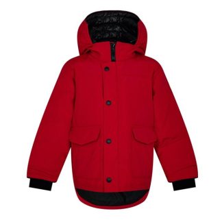 CANADA GOOSE Lynx Heritage Parka Jacket Kids Parka Jackets Fortune Red 28 for sale