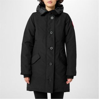 CANADA GOOSE Rossclair Parka Women Black 61  for sale