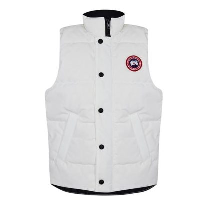 CANADA GOOSE Vanier Vest Junior Kids Gilets - Heavyweight Star White 433 for sale