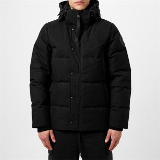 CANADA GOOSE Wyndham Parka Men Parka Jackets Black 61 for sale