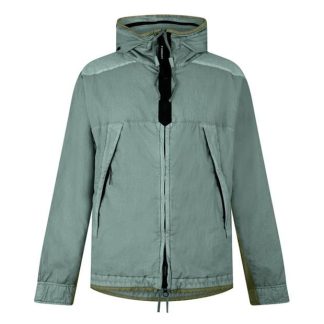 CP COMPANY 50 Fili Gum Mixed Goggle Jacket Men Parka Jackets Agave Green 627 for sale