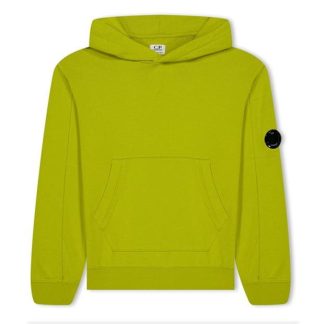 CP COMPANY Basic Fleece Lens Hoodie Kids OTH Hoodies Cyprs Grn 30195 for sale