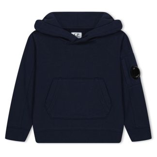 CP COMPANY Basic Fleece Lens Hoodie Kids OTH Hoodies Tot Eclip 41150 for sale