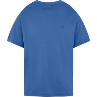 CP COMPANY Basic Logo T-Shirt Men Regular Fit T-Shirts Riviera 818 for sale