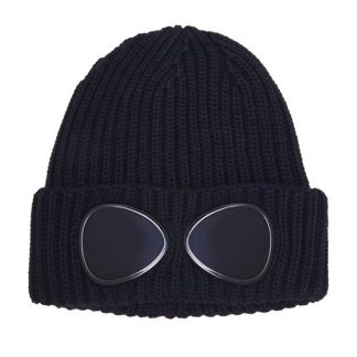 CP COMPANY Boy'S Goggle Beanie Unisex Beanies Navy 888 for sale