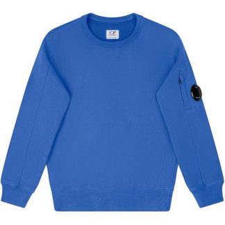 CP COMPANY Boy'S Lens Crew Sweatshirt Kids Crew Sweaters Riviera 818 for sale