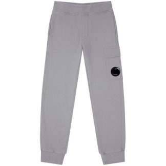 CP COMPANY Boy'S Lens Fleece Jogging Bottoms Kids Closed Hem Fleece Jogging Bottoms Grey M93 for sale