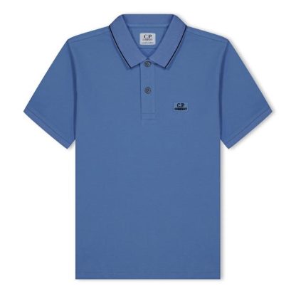 CP COMPANY Boy'S Logo Polo Shirt Kids Short Sleeve Polos Riviera 818 for sale