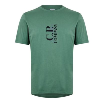 CP COMPANY British Sailor T-Shirt Men Regular Fit T-Shirts Green Bay 626 for sale