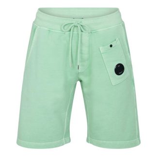 CP COMPANY Brushed Fleece Shorts Men Minerl Blue 811  for sale