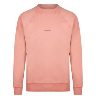 CP COMPANY Brushed Sweatshirt Men Cedar Wood 476  for sale