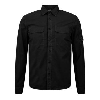 CP COMPANY CP Brk Lno Pkt Shirt Sn99 Men Black 999  for sale