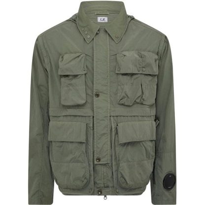 CP COMPANY CP Chrome-R Gog Jkt Sn42 Men Agave Grn 627  for sale