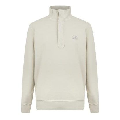 CP COMPANY CP Dgnl Hlf Btn Swtr Sn99 Men Pellican 118  for sale