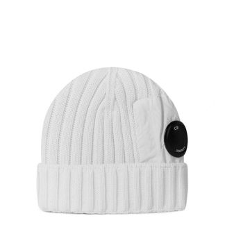 CP COMPANY CP Merino Wl Beanie Sn99 Unisex White 103  for sale