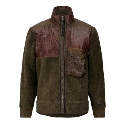 CP COMPANY CP Plr Flc Zip Swtr Sn99 Men Ivy Green 683  for sale