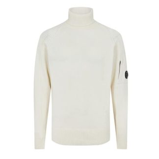 CP COMPANY CP Roll Neck Jumper Sn99 Men White 103  for sale