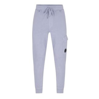 CP COMPANY Cargo Jogging Bottoms Men Closed Hem Fleece Jogging Bottoms Cosmic Sky 750 for sale