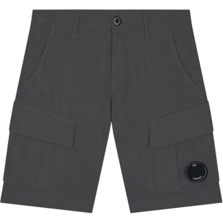 CP COMPANY Chino Cargo Shorts Junior Kids Cargo Shorts Black 60100 for sale