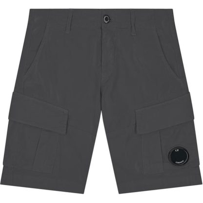 CP COMPANY Chino Cargo Shorts Junior Kids Cargo Shorts Black 60100 for sale