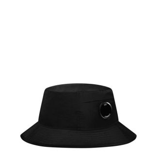 CP COMPANY Chrome-R Bucket Hat Kids Bucket Hats Black 999 for sale