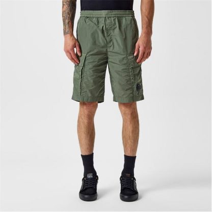 CP COMPANY Chrome-R Cargo Shorts Men Cargo Shorts Agave Grn 627 for sale