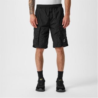 CP COMPANY Chrome-R Cargo Shorts Men Cargo Shorts Black 999 for sale