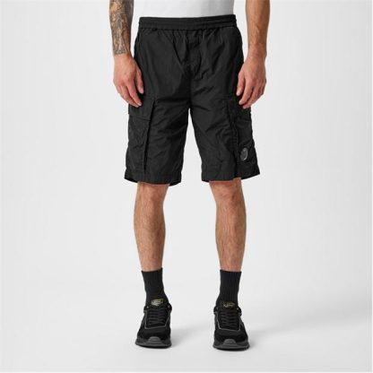 CP COMPANY Chrome-R Cargo Shorts Men Cargo Shorts Black 999 for sale