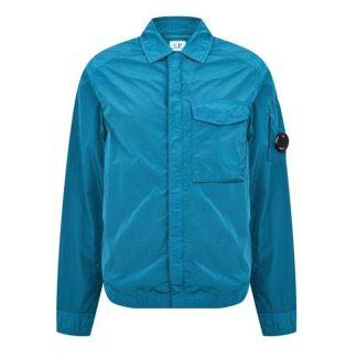 CP COMPANY Chrome-R Overshirt Men Overshirts Ink Blue 848 for sale