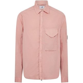 CP COMPANY Chrome-R Overshirt Men Overshirts Pale Mauve 509 for sale