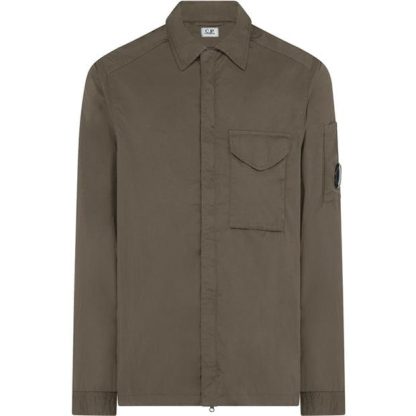 CP COMPANY Chrome-R Overshirt Men Overshirts Walnut 359 for sale